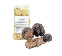 Pergola Tartufi - Tartufo Nero Uncinato Fresco 50g + Tagliolini 250g, Set Gourmet per Piatti Italiani, Perfetto per Pasta, Risotti e Creazioni Esclusive