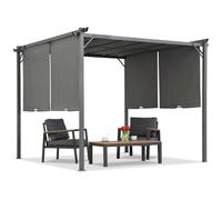 Pergolato antracite da terrazza Sevilla 3x3m Garden Point