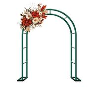 Pergolato da esterno in ferro battuto pergolato per piante rampicanti giardino arco nuziale 80-350 cm dimensioni verde decorazione giardino elegante struttura esterna