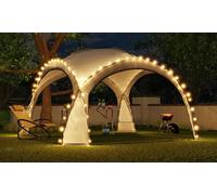 Pergolato da giardino 3,5x3,5m con illuminazione a LED e collettore solare. T...
