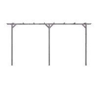 Pergolato da Giardino Grigio 400x40x205 cm in Pino Impregnato