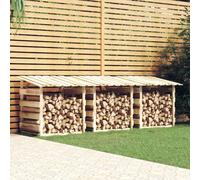 Pergole con Tetto 3 pz 100x90x100 cm Legno di Pino Impregnato