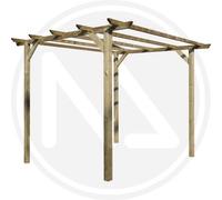 Pergola in legno impregnato 300x300xh220 cm