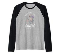 Perhaps You Were Created for Such A Time As This Bible Verse Maglia con Maniche Raglan