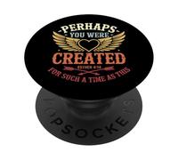 Perhaps You Were Created For Such A Time As This Bible Verse PopSockets PopGrip Adesivo