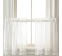 Peri Homeworks CHF Coppia di piani per uncinetto, 147,3 x 61 cm, colore: Bianco