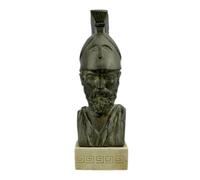 Pericle Busto statista greco leader della democrazia ateniese statua antica Grecia figura storica scultura in gesso duro fatto a mano in Grecia 29 cm
