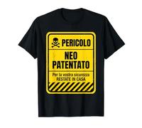 Pericolo Neo Patentato Divertente per neopatentati Maglietta