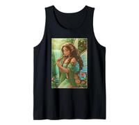 Peridot Forest Fairy Elfen Girl Flauto ali di farfalla Canotta