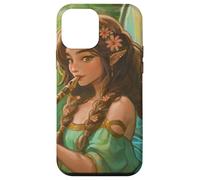 Peridot Forest Fairy Elfen Girl Flauto ali di farfalla Custodia per iPhone 12 mini
