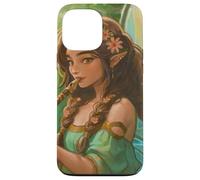 Peridot Forest Fairy Elfen Girl Flauto ali di farfalla Custodia per iPhone 13 Pro Max