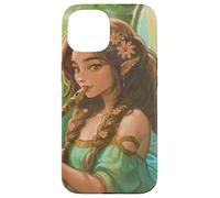 Peridot Forest Fairy Elfen Girl Flauto ali di farfalla Custodia per iPhone 15