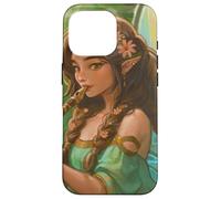 Peridot Forest Fairy Elfen Girl Flauto ali di farfalla Custodia per iPhone 16 Pro