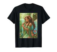 Peridot Forest Fairy Elfen Girl Flauto ali di farfalla Maglietta