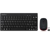 PERIDUO-712 Set Tastiera e Mouse piccoli Wireless 2.4G per Windows, Tasti silenz