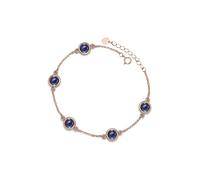 PERIMADE Braccialetto con proiezione di immagini personalizzate, gioiello commemorativo con foto, in argento Sterling 925, testo personalizzato e amore in 100 lingue a cinque cerchi, regalo di