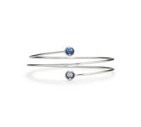 PERIMADE Braccialetto personalizzato con doppia proiezione di immagini, braccialetto personalizzato con ciondolo a forma di cerchio, testo personalizzato e amore in 100 lingue a triplo strato aperto