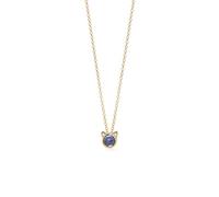 PERIMADE Collana con ciondolo con foto commemorativa personalizzata con immagine di gatto, testo personalizzato e amore in 100 lingue CZ Kitty Memory Charm collana regalo di compleanno per San
