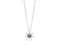 PERIMADE Collana con foto personalizzata con ciondolo con immagine personalizzata, testo personalizzato e amore in 100 lingue con proiezione del sole, collana con ciondolo per compleanno, Natale