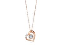 PERIMADE Collana con immagine personalizzata con proiezione di cuore con foto all'interno, testo personalizzato e amore in 100 lingue, collana con ciondolo commemorativo per compleanno, San Valentino
