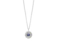 PERIMADE Collana con proiezione di immagini personalizzate con foto all'interno, con testo personalizzato e amore in 100 lingue con ciondolo a forma di girasole, regalo commemorativo personalizzato