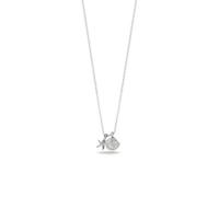 PERIMADE Delicata collana con ciondolo a forma di stella marina con conchiglia, in argento Sterling 925, con ciondolo a forma di oceano e spiaggia, ideale come regalo per feste di compleanno