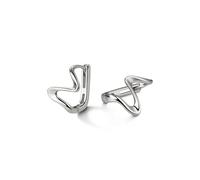 PERIMADE Delicati piccoli orecchini a cerchio in argento Sterling 925 massiccio con onde oceaniche da donna, placcati in oro 18 carati, piccoli orecchini a cerchio ipoallergenici, non si ossidano