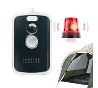Perimeter Trip Alarm - Anti Theft Trip Wire Alert System, High Decibel Loud Boundary Sensor, 125dB Siren Audio Volume Rating, Battery Operated Abs Construction | Warning Device for Night Fishing