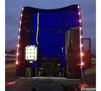 Perimetrali Kit + Multifunzione LED Per DAF xf 106 13 + Super Space Inox
