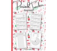 Period Tracker Journal: Guided Step by Step/ Habit, Cycle Tracking for Girls Teens & Women to Monitor Monthly PMS Symptoms/ Undated Calendar/ Cute Interior Design/ 100 pages 6x9 inches