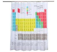 Periodic Elements da Doccia - da Doccia Tavolo Elementi di Design Tende da Doccia Tessuto Leggero Appendere Elementi Chimici da Doccia Scienza