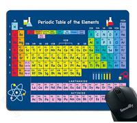 Periodic Table By Chemistry Elements for Classroom Geek Science Lovers Tappetini Mouse Lavabile Tappetino Mouse Portatile Mousemat per Pc Casa Lavoro 25X30Cm