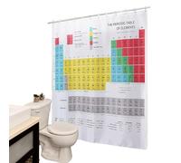Periodo allevatore | tende da doccia impermeabili divertenti | tessuto in immagini per amanti della scienza educazione poliestere designer tessuto per bagno periodo tavolo doccia