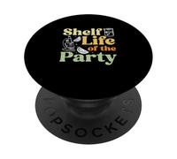 Periodo di validità del partito Scienza alimentare divertente Uno scienziato alimentare PopSockets PopGrip Adesivo