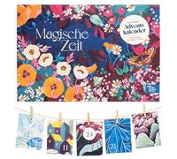 Periodo Magico - Calendario dell'Avvento di semi biologici - Un tripudio di fiori selvatici - 24 bustine di carta del calendario dell'Avvento riempite di semi di fiori da Magic Garden Seeds