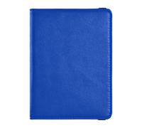 Periwinkle - Portafoglio in pelle per passaporto e carte di vaccino, organizer per documenti di viaggio, custodia per passaporto, per uomini e donne, impermeabile, Blu zaffiro, 1 size, moderno