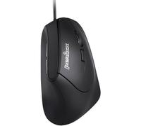 Perixx 11534 Vertikal Perimice-515 II Mouse ergonomico USB Ottico Nero 6 Tasti