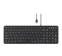 Perixx PERIBOARD-213 DE B USB Tastiera Tedesco, QWERTZ Nero