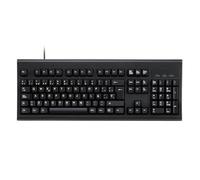 Perixx PERIBOARD-106 Tastiera USB - Alte Prestazioni - Tasti Alti - Full-Size con Tastiera Numerico - Nero - QWERTY Italiano