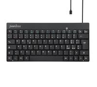 Perixx PERIBOARD-422 Mini Tastiera USB-C, Connessione USB Tipo C, Layout Italiano, nera