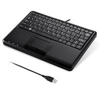 Perixx periboard-510h Plus Wired tastiera con touchpad - 230 x 160 x 20 mm - Built-in 2 mozzi - layout UK