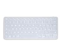 Perixx PERIBOARD-832M Tastiera Wireless Mini Retroilluminata, Bluetooth 5.1, Tasti a Forbice, Ricarica USB-C, Compatibile con macOS 11.2.1+, Layout Italiano QWERTY, Bianco