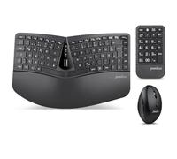 Perixx PERIDUO-606A DE 3-in-1 Tastatur- und Maus-Set kabellos ergonomisch - Touchpen - Ottico