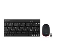 Perixx PERIDUO-712 Set Tastiera e Mouse piccoli Wireless 2.4G per Windows, Tasti silenziosi, Mini Design, Italiano QWERTY, Nero