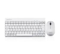 Perixx PERIDUO-712W UK - Mini tastiera e mouse wireless 2,4 G, colore: Bianco