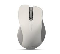 perixx PERIMICE-621 - Mouse wireless con sistema di chiusura silenzioso, design ergonomico, compatibile con PC desktop e portatile, colore: Beige