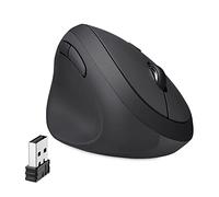 perixx Perimice-719L, mouse verticale wireless per mancini, clic silenzioso e DPI a 3 livelli