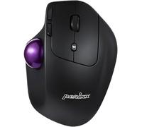 Perixx PERIMICE-720 - Mouse ergonomico trackball wireless, 2.4 GHz e Bluetooth, angolo regolabile, 2 livelli DPI, colore: Nero