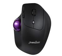 Perixx PERIMICE-720 - Mouse ergonomico trackball wireless, 2.4 GHz e Bluetooth, angolo regolabile, 2 livelli DPI, colore: Nero