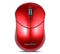 Perixx PERIMICE-802R Mouse Wireless Bluetooth - Design compatto e portatile per Windows, macOS, iOS e Android - Sensore ottico 1200 DPI - Rosso